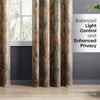 Blackout Digital Printed Pack Of 2 Curtain Fresco Drift, Multicolor