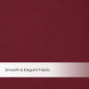 Blackout Solid Essential Drape Pack Of 2 Curtain, Crimson