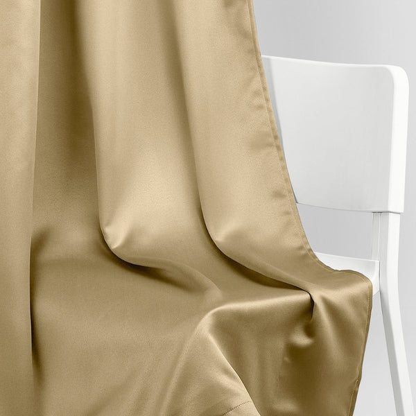 Blackout Solid Essential Drape Pack Of 2 Curtain, Beige