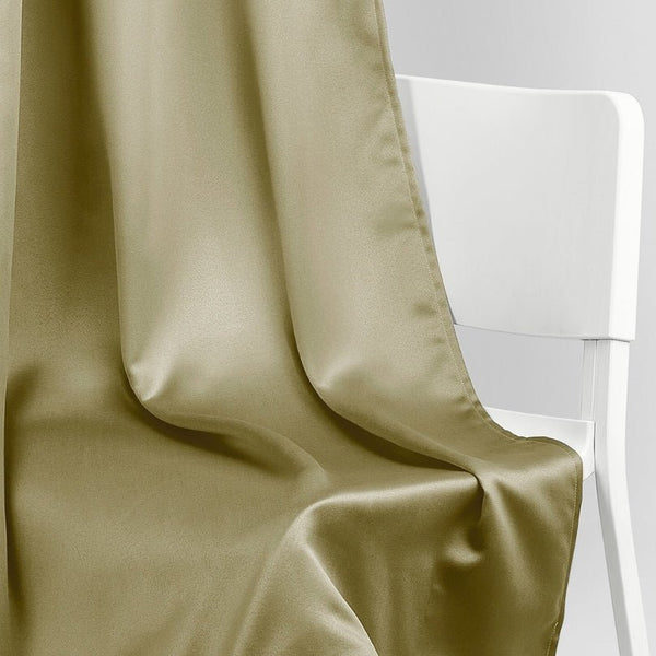Blackout Solid Essential Drape Pack Of 2 Curtain, Pista Green