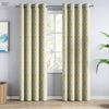 Cotton Printed Pack Of 2 Curtain Sorbet, Yellow
