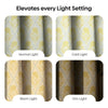 Cotton Printed Pack Of 2 Curtain Sorbet, Yellow