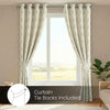 Cotton Printed Pack Of 2 Curtain Lattice, Pink