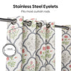 Cotton Printed Pack Of 2Curtain Classic Trellis, Multicolor