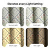 Cotton Printed Pack Of 2Curtain Classic Trellis, Multicolor