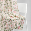 Cotton Printed Pack Of 2 Curtain Curtain Pastel Aviary, Green