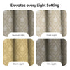 Cotton Printed Pack Of 2 Curtain Manor Beige
