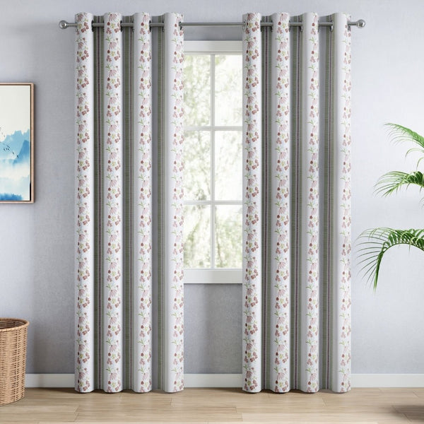 Cotton Printed Pack Of 2 Curtain Maison Fleurée Multicolor