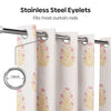 Cotton Printed Pack Of 2 Curtain Serene Rosalia Pink