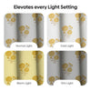 Cotton Printed Pack Of 2 Curtain Curtain Soleil Botanique Yellow