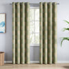 Cotton Printed Pack Of 2 Curtain Curtain Soleil Botanique Sage