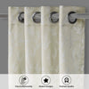 Whispering Willows Curtain Set, Champange