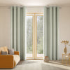 Willow Breeze Curtain Set, Frost Blue