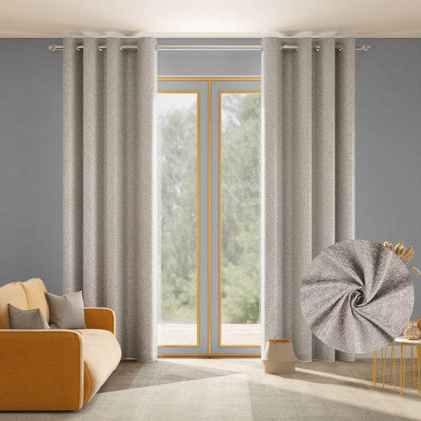 Willow Breeze Curtain Set, Ivory