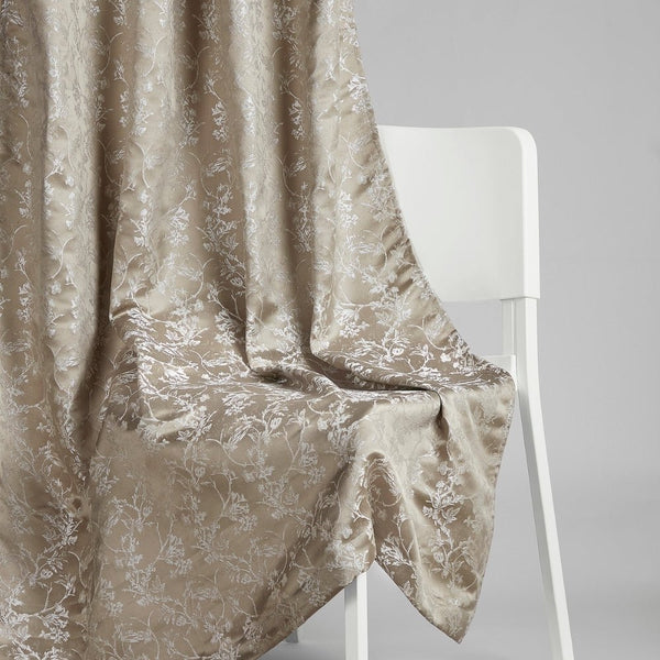 JacquardCurtains Shadowlace Fern, Stone