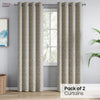 JacquardCurtains Shadowlace Fern, Stone
