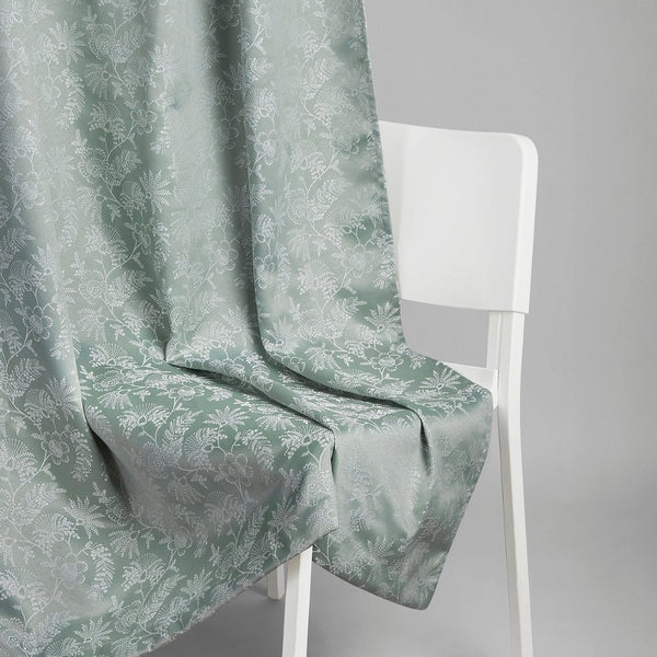 JacquardCurtains Verdant Bloom, Mint