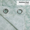 JacquardCurtains Verdant Bloom, Mint