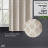 JacquardCurtains Champagne Crest, Stone