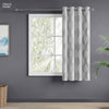 JacquardCurtain SliverGroove Emboss, Grey