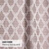JacquardCurtain Sandalwood Heritage, Sand