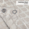JacquardCurtain Stonehaven Damask, Stone