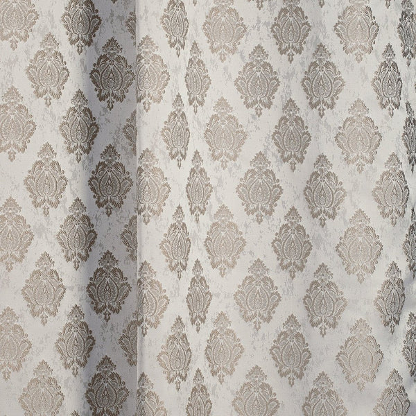 JacquardCurtain Stonehaven Damask, Stone