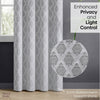 JacquardCurtain Silvercrest Damask, Grey