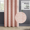 Vintage Bloom Cotton Printed Pack Of 1 Curtain, Pink