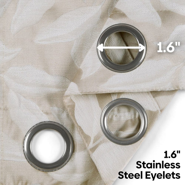 Botanic Hush Curtain, Pearl