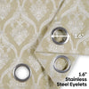 Ornate Symphony Curtain, Ivory