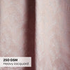 JacquardCurtains Whispering Willow, Pink