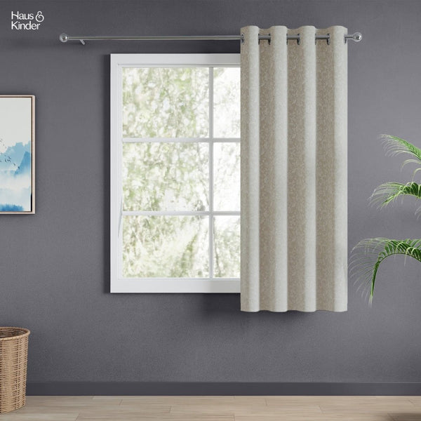 Poly Cotton JacquardCurtains Frosted Garden, Pista