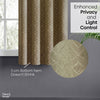 JacquardCurtains Urban Lattice, Moss
