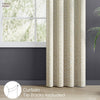 JacquardCurtain Silken Branch, Fawn