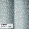 JacquardCurtain Ocean Breeze, Aqua