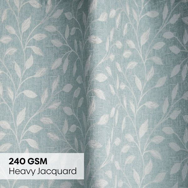 JacquardCurtain Ocean Breeze, Aqua