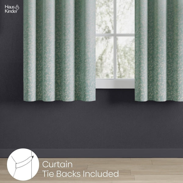 JacquardCurtains Ivy Breeze, Forest