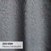 JacquardCurtains Misty Fern Powder, Blue