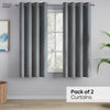 JacquardCurtains Misty Fern Powder, Blue