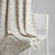 Poly Cotton JacquardCurtain Urabn leaf, Brown