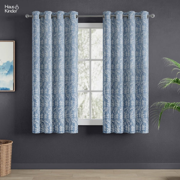 JacquardCurtains Evening Grace, Grey