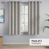 JacquardCurtains MoonlaceDrape, Stone