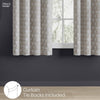 JacquardCurtains MoonlaceDrape, Stone