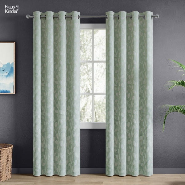 Polyester JacquardCurtains Mint steam, Mint