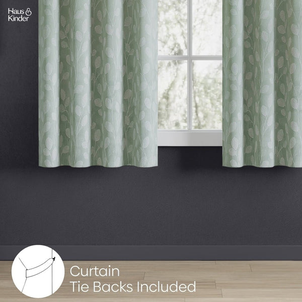 Polyester JacquardCurtains Mint steam, Mint