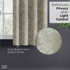 JacquardCurtains Ashwood Bloom, Stone