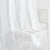 Textured Prism Embroidered Sheer Door Curtain - White