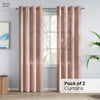 Polyester JacquardCurtains Warm Weave, Blush