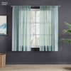 Polyester JacquardCurtains Misty Weave, Teal